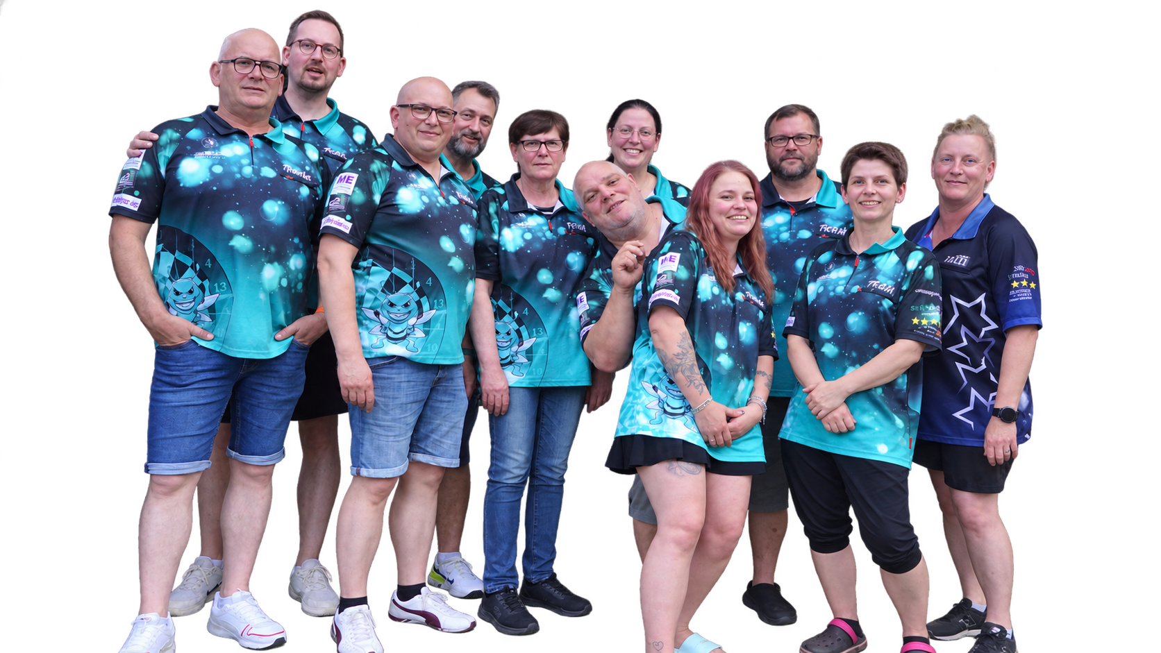 Crasy Darts Teamfoto mit dem Dartteam